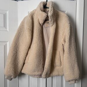 Levi's Cream Teddy Jacket